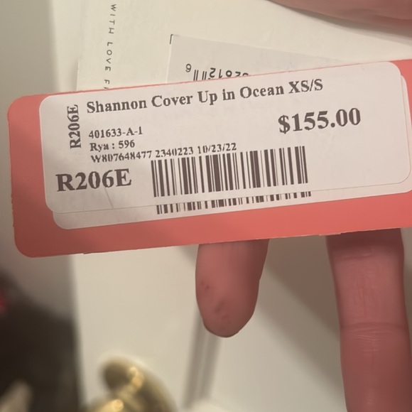 - Rya Shannon Cover Up in Ocean Size XS/S NWT - Picture 9 of 9